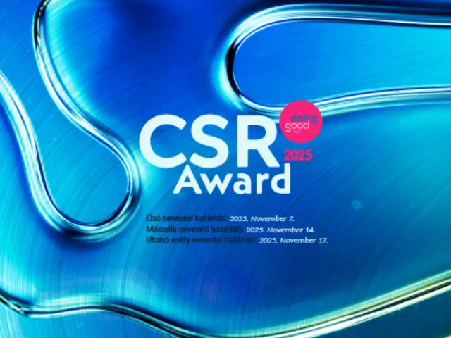 Elindult a nevezés az idei Doing Good CSR Award versenyre!